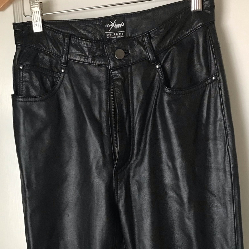Black Leather Pants